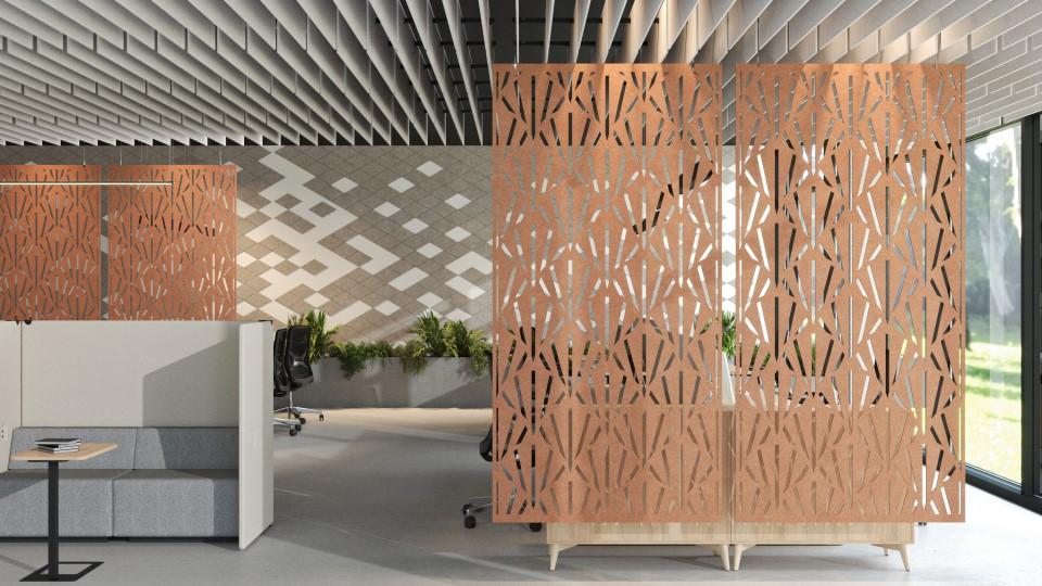 Narbutas Acoustic Hanging Room Screens