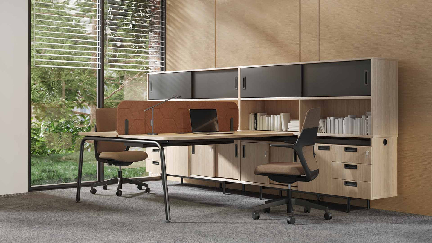 Narbutas Round PET Acoustic Desk Screen